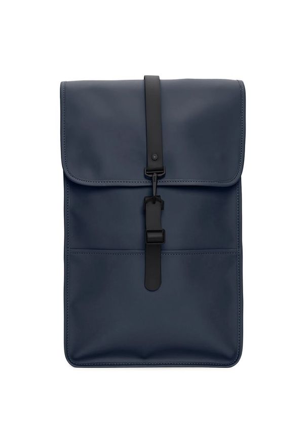 Plecak Rains Backpack W3 13000-47 - granatowy. Kolor: niebieski. Materiał: materiał, poliester. Styl: elegancki