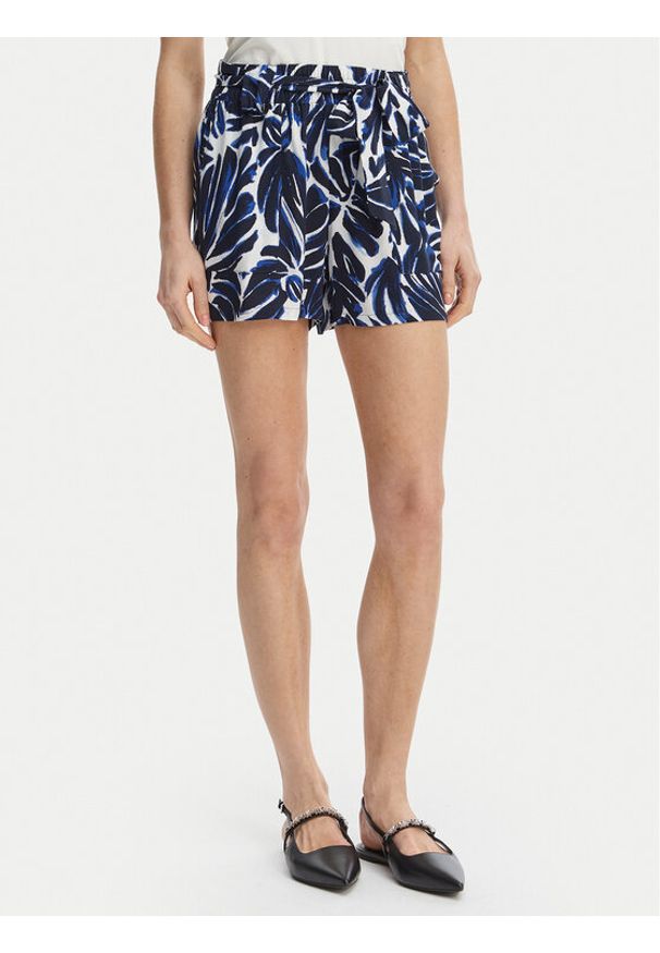 only - ONLY Szorty materiałowe Nova 15317850 Granatowy Regular Fit. Kolor: niebieski. Materiał: wiskoza