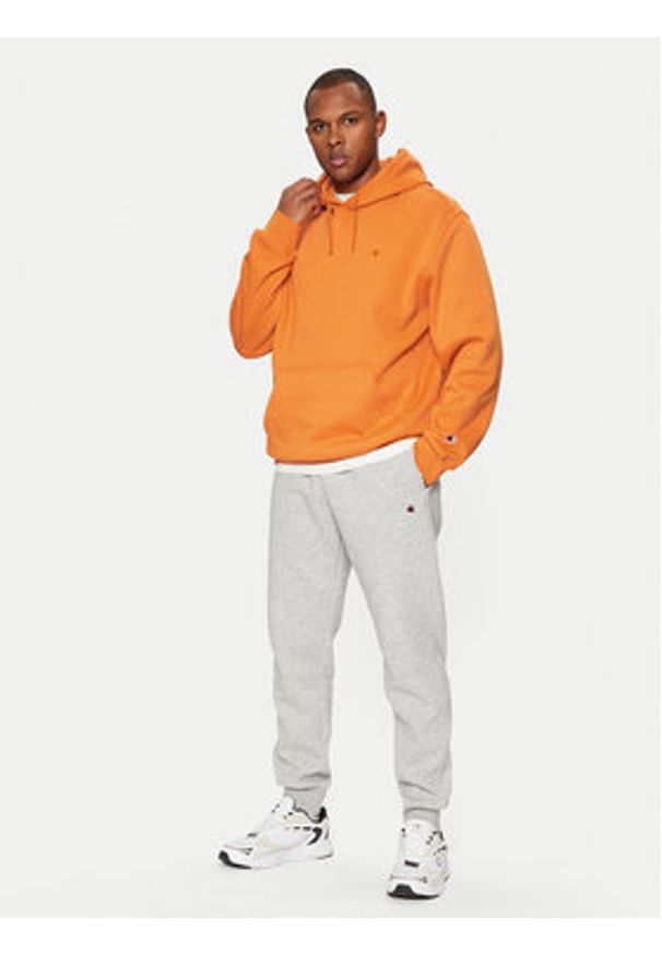 Champion Bluza 220274 Pomarańczowy Relaxed Fit. Kolor: pomarańczowy. Materiał: syntetyk