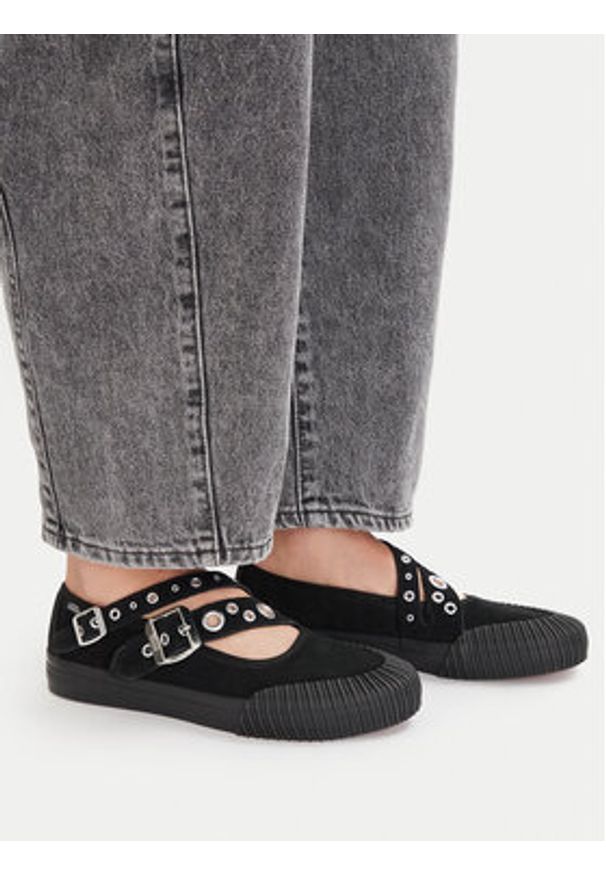 Vans Trampki Mary Jane VN000D9ABLA1 Czarny. Kolor: czarny. Materiał: materiał