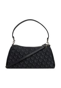 Calvin Klein Jeans Torebka Drop Monogram Lg Shoulder Bag LV04K3114G Czarny. Kolor: czarny
