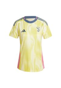 Adidas - Koszulka Juventus 24/25 Away. Kolor: żółty. Materiał: materiał