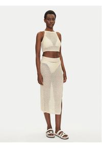 Guess Top E5GP02 Z3N30 Écru Regular Fit. Materiał: syntetyk #5