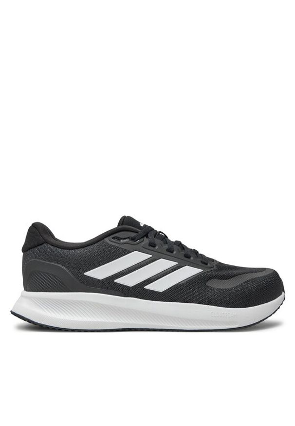 Adidas - adidas Buty do biegania Runfalcon 5 Wide IE0552 Czarny. Kolor: czarny. Materiał: mesh, materiał