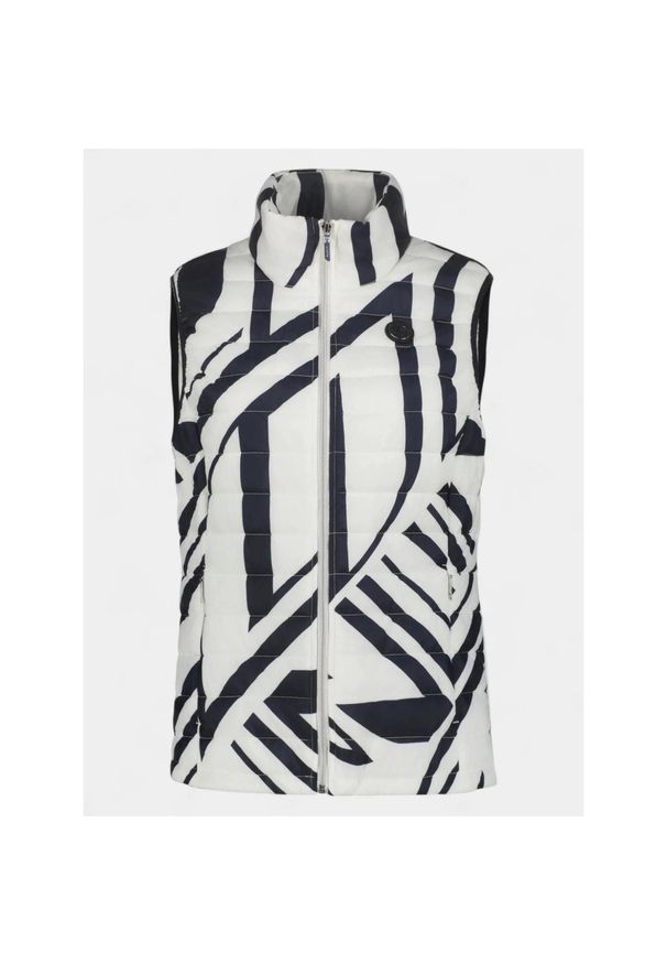 LUHTA - Kamizelka damska Luhta Isokorpi. Kolor: czarny, biały, wielokolorowy. Materiał: poliester. Sport: turystyka piesza