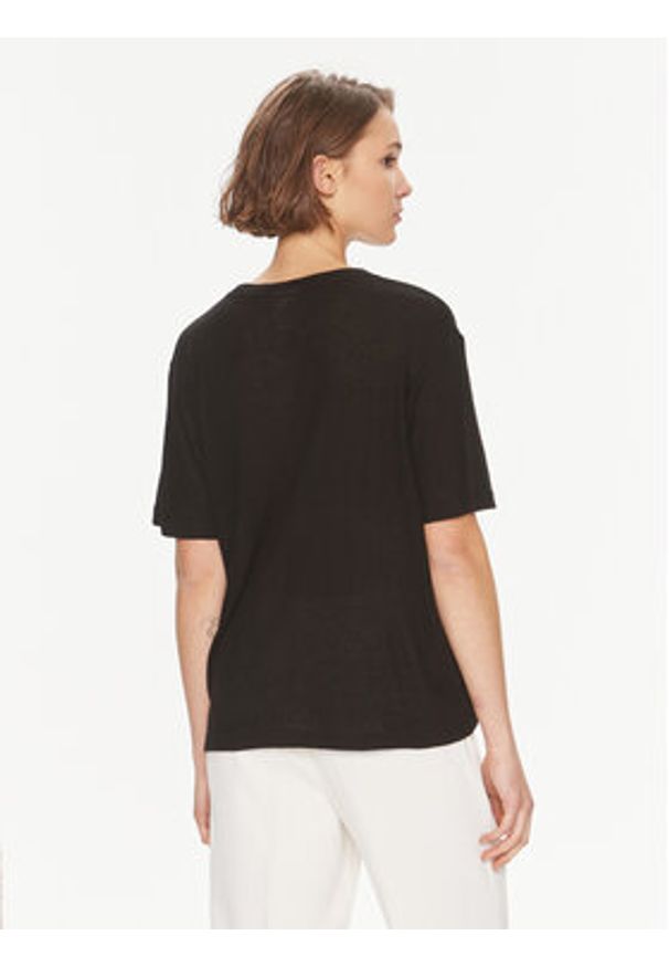 Day Birger et Mikkelsen - DAY BIRGER ÉT MIKKELSEN T-Shirt Parry 100422 Czarny Relaxed Fit. Kolor: czarny. Materiał: bawełna