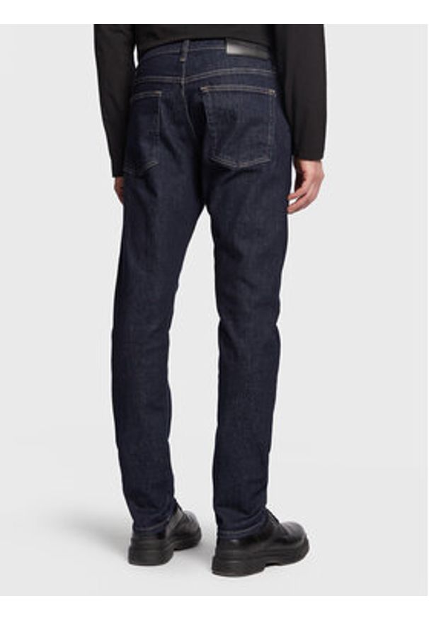 Calvin Klein Jeansy Rinse K10K111241 Granatowy Slim Fit. Kolor: niebieski