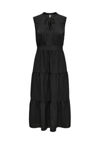 only - ONLY Sukienka codzienna Nova 15347921 Czarny Regular Fit. Okazja: na co dzień. Kolor: czarny. Materiał: wiskoza. Typ sukienki: proste. Styl: casual #7