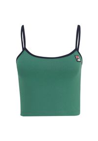 Damski crop top Fila Lissey. Kolor: zielony. Styl: sportowy