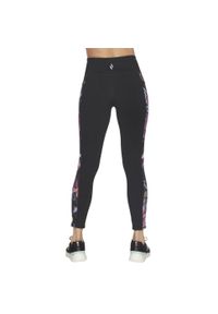skechers - Leginsy fitness damskie Ultraviolet High Waisted Full Length Legging. Kolor: czarny. Materiał: nylon, elastan. Sport: fitness