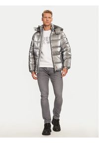 Guess Kurtka zimowa M4BL46 WGJT0 Srebrny Regular Fit. Kolor: srebrny. Materiał: syntetyk. Sezon: zima #7