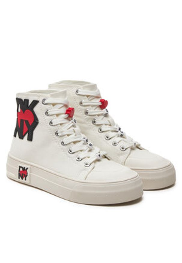 DKNY Trampki K2478753 Biały. Kolor: biały. Materiał: materiał