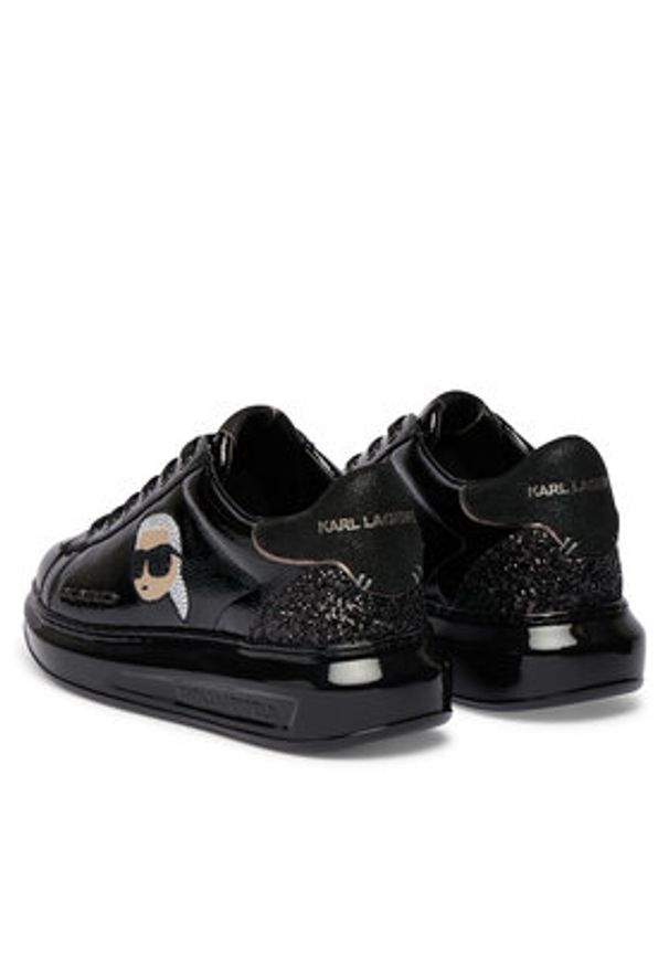 Karl Lagerfeld - KARL LAGERFELD Sneakersy Kapri KL62571E Biały. Kolor: biały. Materiał: skóra