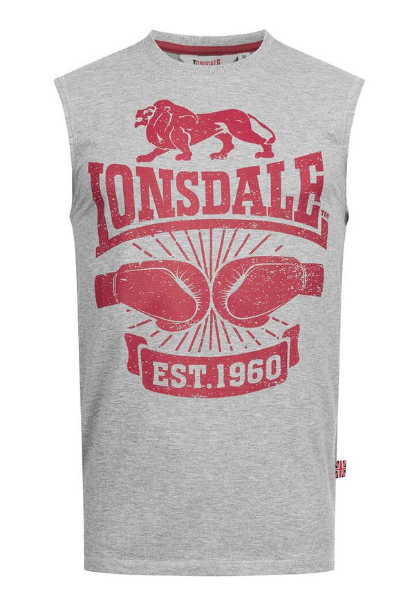 Klasyczny tank top Lonsdale Cleator. Kolor: szary