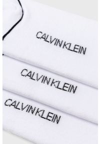 Calvin Klein - Skarpetki (3-pack). Kolor: biały #2