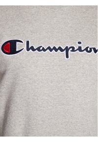 Champion Bluza Embroided Script Logo 217859 Szary Regular Fit. Kolor: szary. Materiał: bawełna #4