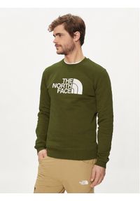 The North Face Bluza Drew Peak NF0A4SVR Zielony Regular Fit. Kolor: zielony. Materiał: syntetyk, bawełna