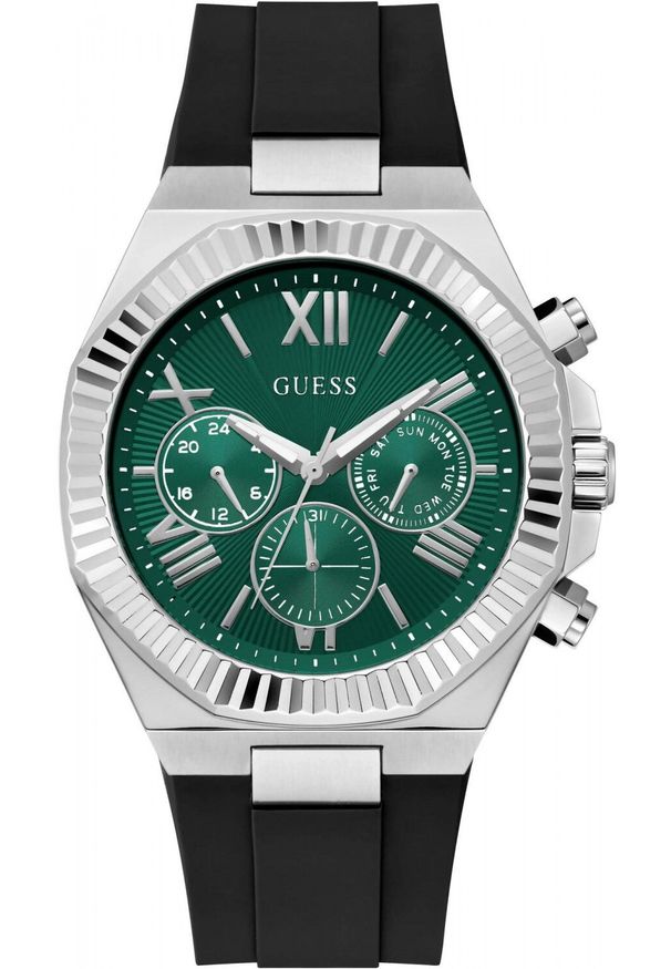 Zegarek Guess Zegarek męski Guess GW1011G1 czarny. Kolor: czarny