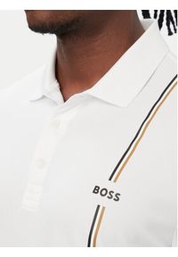 BOSS Polo PL_TOC Game 3 50563363 Biały Regular Fit. Typ kołnierza: polo. Kolor: biały. Materiał: syntetyk #2
