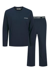 Jack & Jones - Jack&Jones Piżama Everest 12273632 Granatowy Standard Fit. Kolor: niebieski. Materiał: bawełna #7