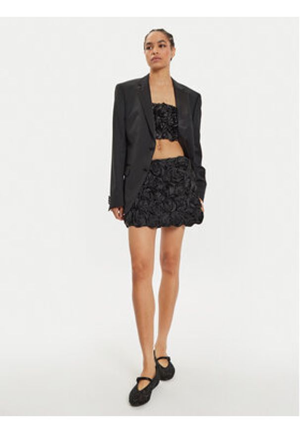 Herskind Spódnica mini Debby 5325155 Czarny Regular Fit. Kolor: czarny. Materiał: wiskoza