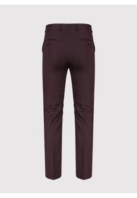 Pako Lorente - PAKO LORENTE – Spodnie garniturowe w kolorze burgundowym. Kolor: czerwony. Materiał: elastan, wiskoza, poliester. Styl: elegancki #3
