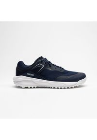 INESIS - Buty do golfa męskie Inesis WW500. Kolor: biały, wielokolorowy, niebieski, szary. Materiał: kauczuk. Szerokość cholewki: normalna. Sport: golf