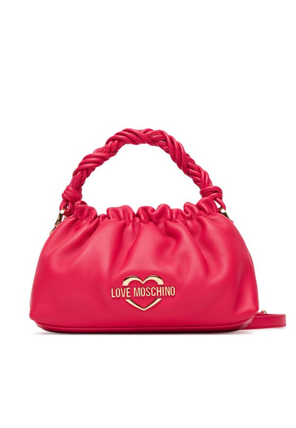 Love Moschino - LOVE MOSCHINO Torebka JC4310PP0MK1361A Różowy. Kolor: różowy. Materiał: skórzane