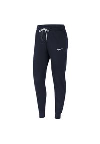 Spodnie sportowe damskie Nike Wmns Fleece Pants. Kolor: niebieski, wielokolorowy, biały. Materiał: dresówka