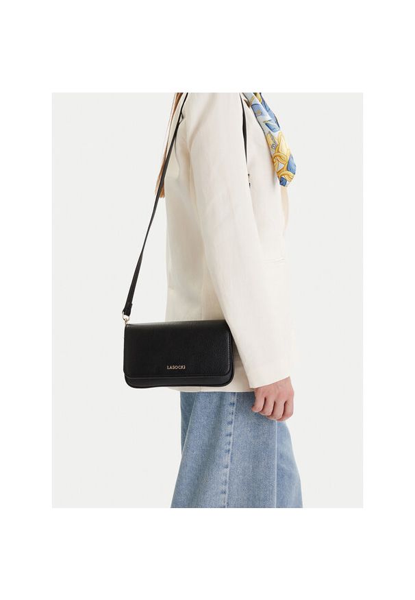Torebka Lasocki. Kolor: czarny