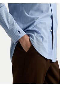 Polo Ralph Lauren Koszula 211941509500 Błękitny Slim Fit. Typ kołnierza: polo. Kolor: niebieski. Materiał: bawełna #2