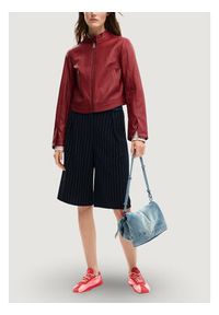 Desigual Kurtka z imitacji skóry Ariel 26SWEW09 Czerwony Regular Fit. Kolor: czerwony. Materiał: skóra #2