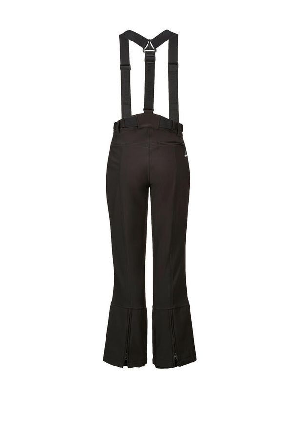 Spodnie narciarskie softshellowe damskie Killtec Thones z odpinanymi szelkami. Kolor: wielokolorowy, szary, czarny. Sezon: zima. Sport: narciarstwo