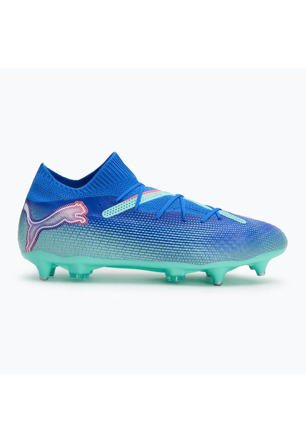 Puma - Buty piłkarskie PUMA Future 7 Pro MxSG. Kolor: zielony, niebieski, wielokolorowy. Materiał: materiał. Sport: piłka nożna