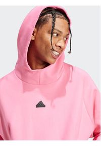 Adidas - adidas Bluza Z.N.E. Premium IN5117 Różowy Loose Fit. Kolor: różowy. Materiał: bawełna #3