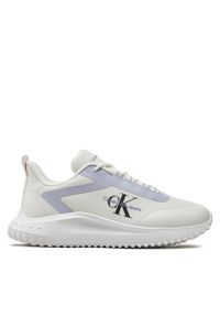 Calvin Klein Jeans Sneakersy Eva Runner Low Lace Mix Ml Wn YW0YW01442 Biały. Kolor: biały. Materiał: materiał