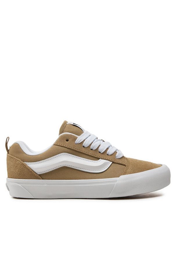 Vans Tenisówki Knu Skool VN000CRPKHK1 Khaki. Kolor: brązowy. Materiał: skóra, zamsz