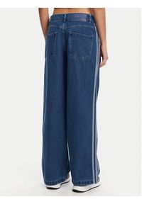 Adidas - adidas Jeansy adicolor Denim 3-Stripes JD2574 Niebieski Wide Leg. Kolor: niebieski #2