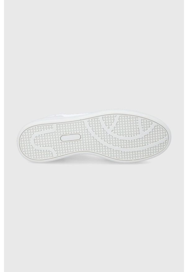 U.S. Polo Assn. buty kolor biały. Nosek buta: okrągły. Zapięcie: sznurówki. Kolor: biały. Materiał: guma