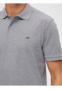 Selected Homme Polo 16087839 Szary Regular Fit. Typ kołnierza: polo. Kolor: szary. Materiał: bawełna #3