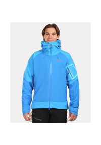 Męska wodoodporna kurtka hardshell Kilpi MAMBA-M. Kolor: niebieski. Materiał: hardshell