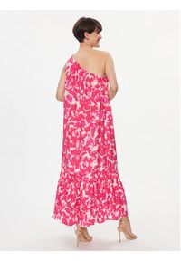 only - ONLY Sukienka letnia Petra 15260498 Różowy Regular Fit. Kolor: różowy. Materiał: wiskoza. Sezon: lato
