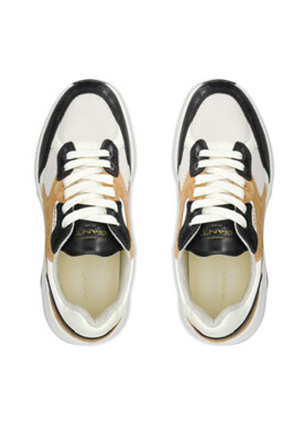 GANT - Gant Sneakersy 31531051 Beżowy. Kolor: beżowy. Materiał: materiał