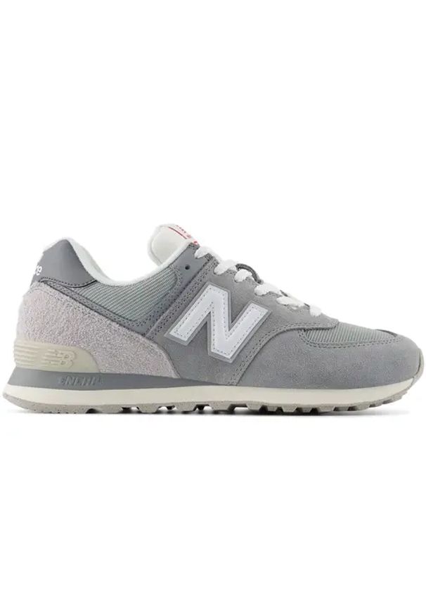 Sneakersy męskie New Balance U574BKR. Okazja: na co dzień, do pracy, na spacer. Kolor: szary. Model: New Balance 574. Sport: turystyka piesza