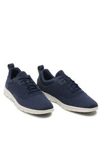Timberland Sneakersy Graydon Knit Ox Basic TB0A5NAM019 Granatowy. Kolor: niebieski. Materiał: materiał #3