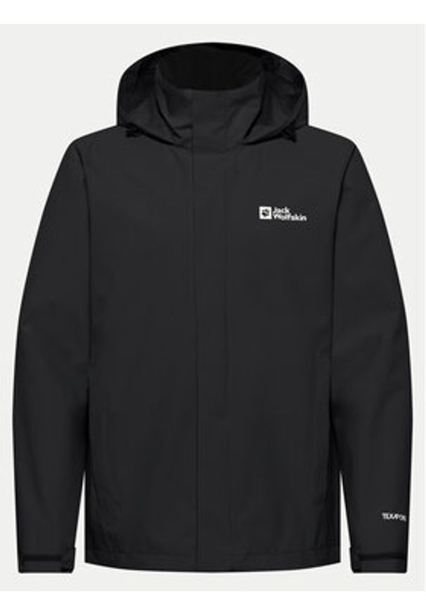 Jack Wolfskin Kurtka outdoor Trailtime 2l A63903 Czarny Regular Fit. Kolor: czarny. Materiał: syntetyk. Sport: outdoor