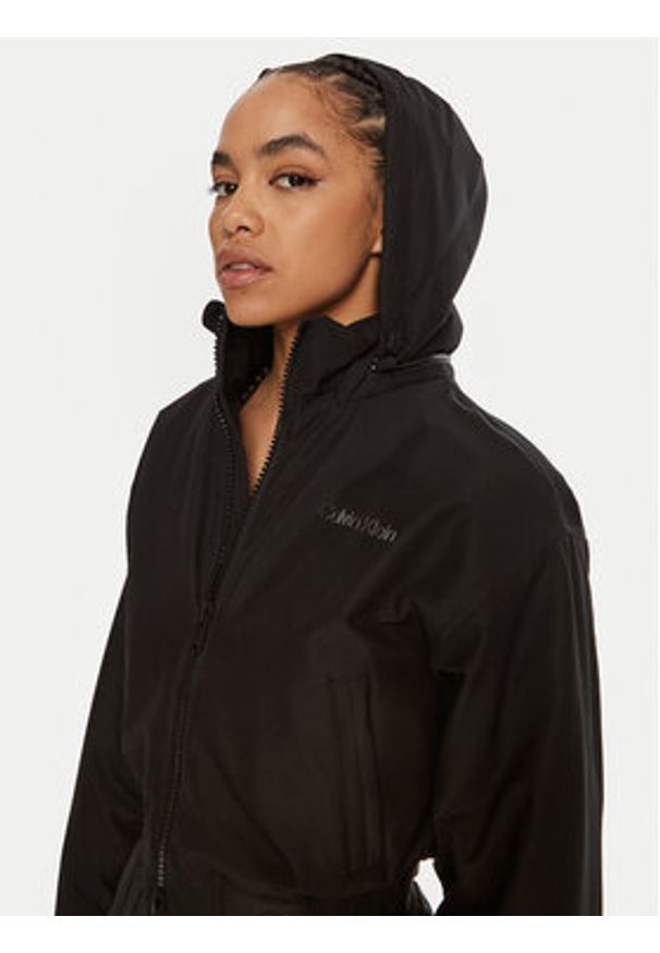 Calvin Klein Performance Kurtka bomber 00GWF4O500 Czarny Regular Fit. Kolor: czarny. Materiał: syntetyk