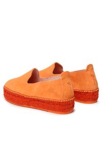 Manebi Espadryle Double Sole Espadrilles R 4.3 D0 Pomarańczowy. Kolor: pomarańczowy. Materiał: zamsz, skóra