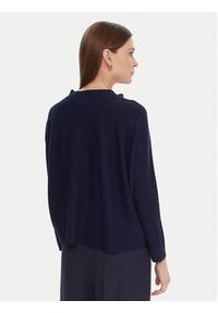 Kontatto Sweter 3M0811C Granatowy Regular Fit. Kolor: niebieski. Materiał: syntetyk