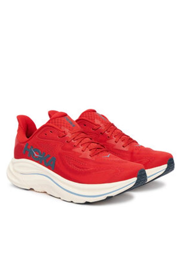 HOKA - Hoka Buty do biegania Clifton 10 1162030 Czerwony. Kolor: czerwony. Materiał: materiał